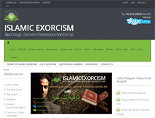 Tablet Screenshot of islamicexorcism.com